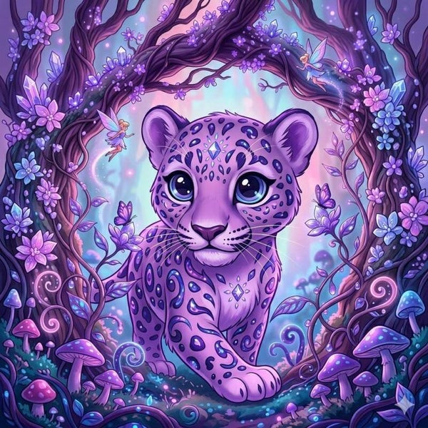 Violet Forest Guardian by Ari_ai - 60 x 60