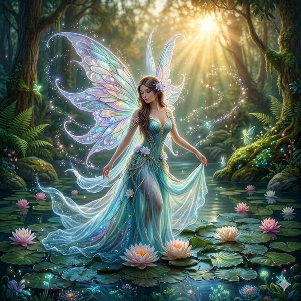 Where Lilies Dream by Ari_ai - 70 x 70
