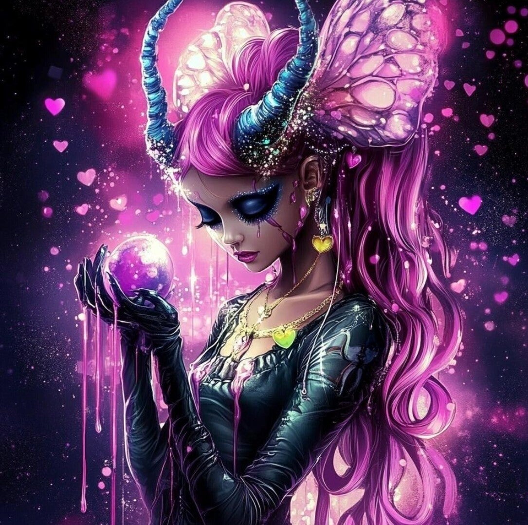 Whispers in Violet by Ari_ai - 70 x 70