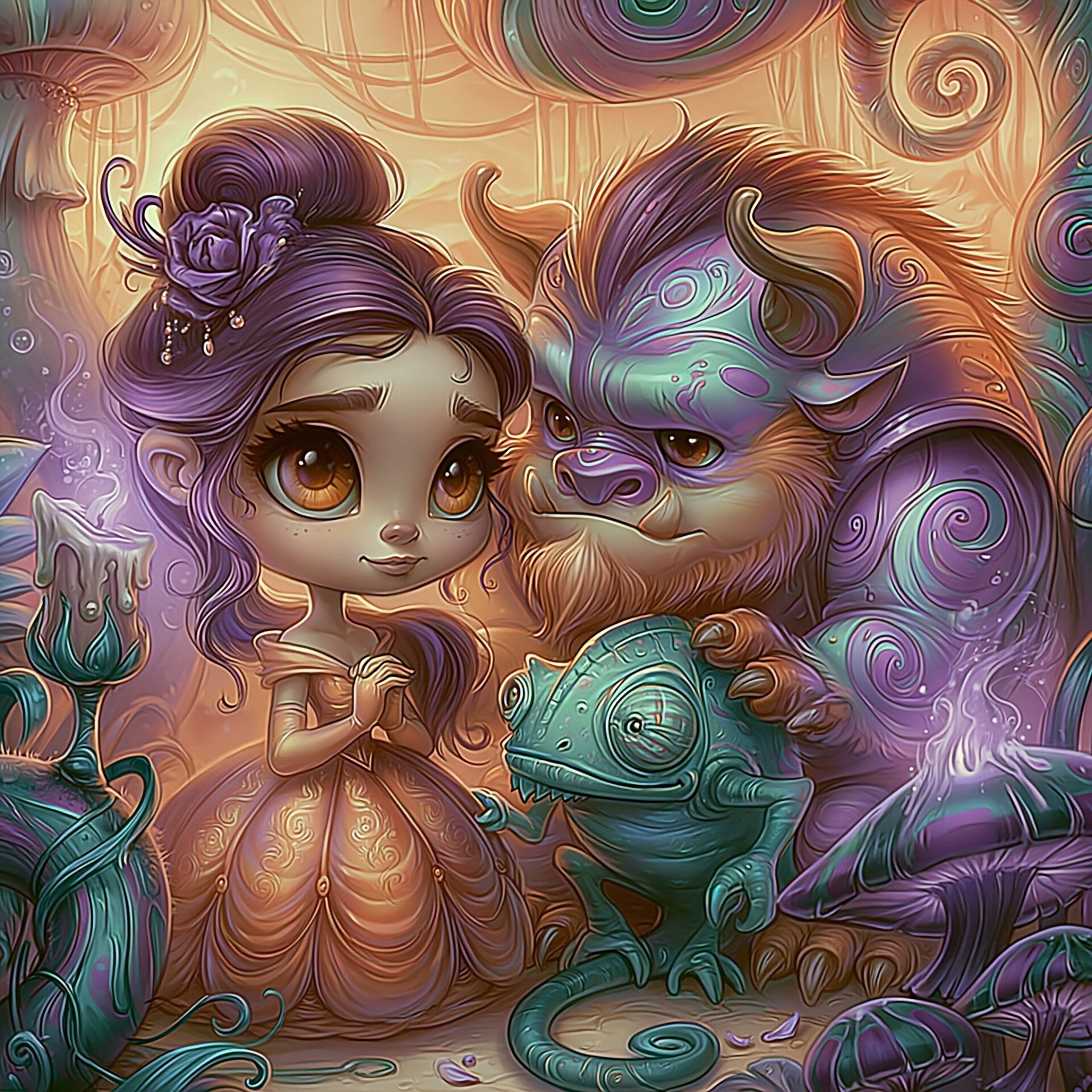Mystic Bond by Ari_ai - 70 x 70