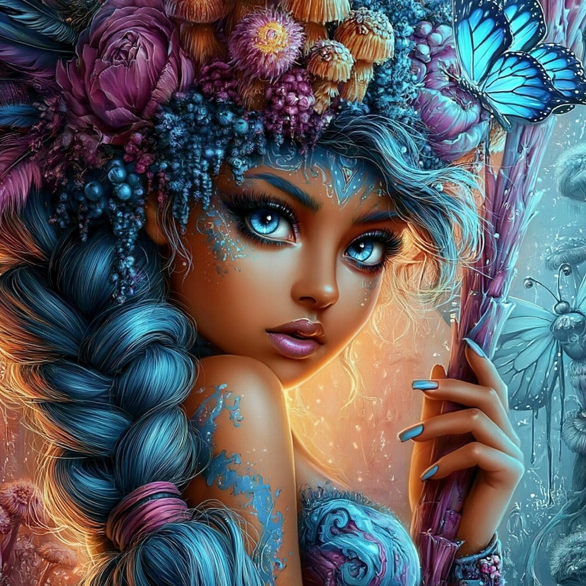 Azure Dreams by DPK - 70 x 70