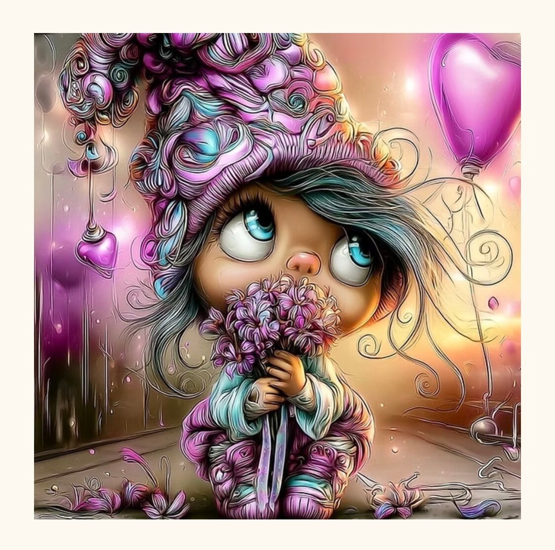 The Little Keeper of Wishes by DPK - 50x50