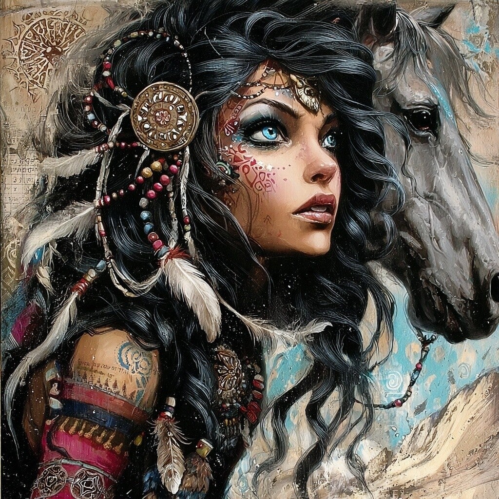 Whispers of the Painted Soul by DPK - 80 x 80