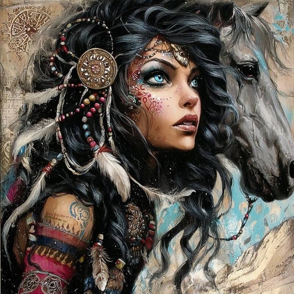 Whispers of the Painted Soul by DPK - 80 x 80