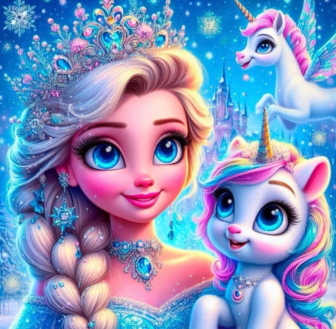 Chrystal Winter Dreams by DPK - 70 x 70