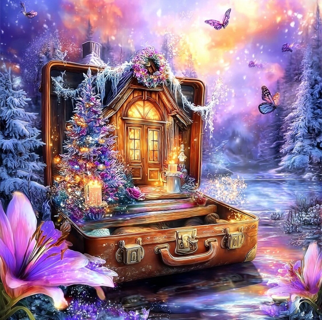 The Magic Christmas Journey by DPK - 80 x 80