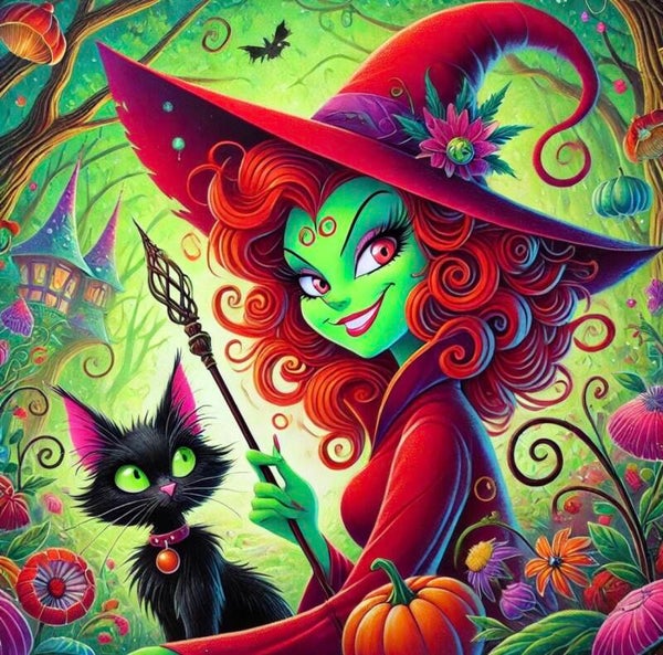 Emerald Witch by DPK - 50 x 50