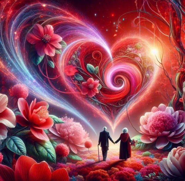 Love Beyond Time by DPK - 70 x 70