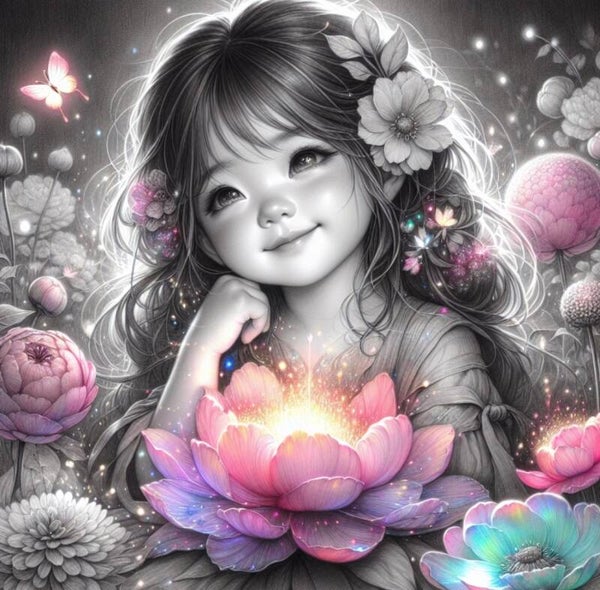 Bloom of Hope by DPK - 60 x 60
