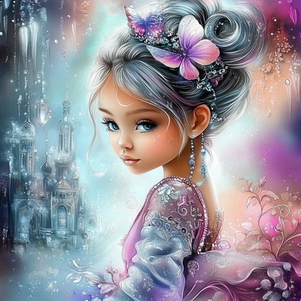 Princess of the Crystal Garden by DPK 70x70