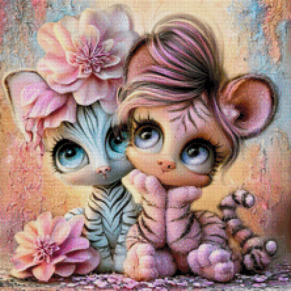 Tiny Jungle Souls by DPK - 55 x 55 - 161 Farben