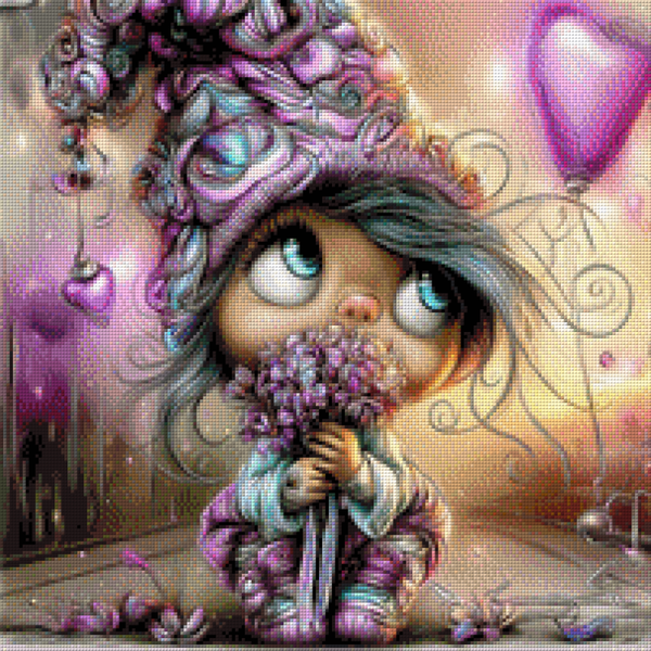 The Little Keeper of Wishes by DPK - 50 x 50 - 144 Farben