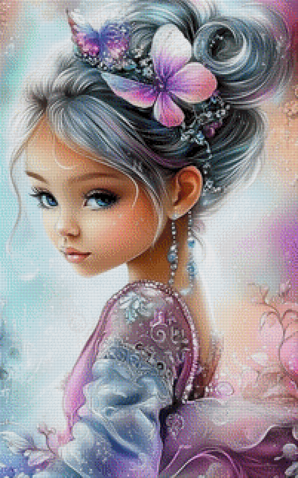 Princess of the Crystal Garden by DPK 50 x 80 - 193 Farben