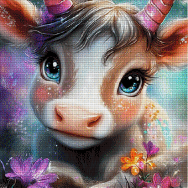 Little Fairy Cow by DPK - 70 x 70 - 193 Farben