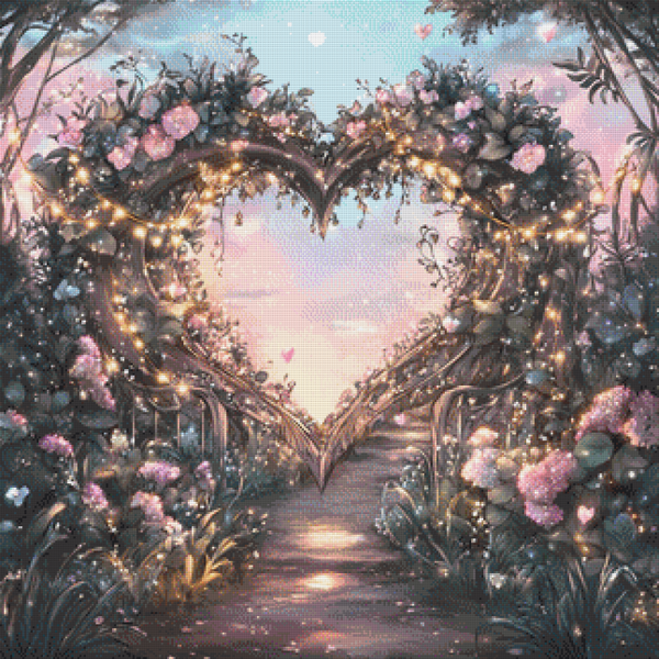 Heart´s Desire by Lisa Morgan Ai - 80 x 80 - 100 Farben