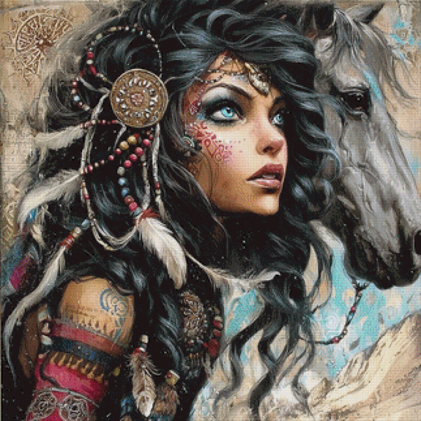 Whispers of the Painted Soul by DPK - 80 x 80 - 174 Farben