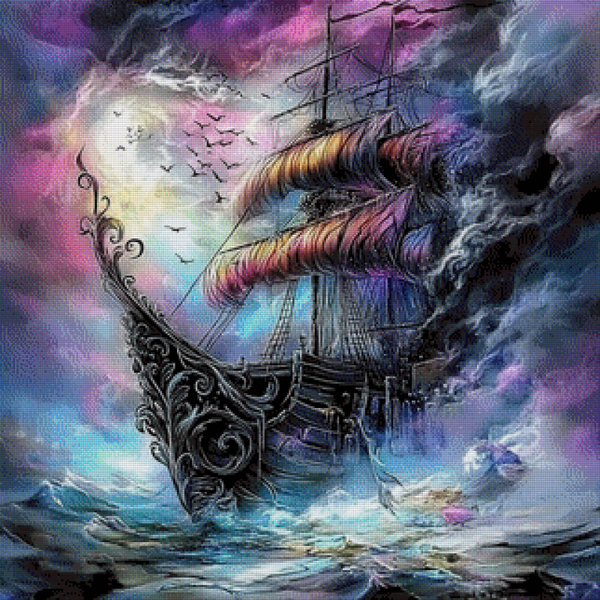 Mystic Tempest Voyage by DPK - 80 x 80 - 161 Farben