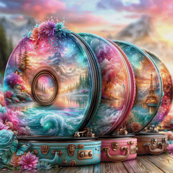 Magic Worlds by Lisa Morgan Ai - 80 x 80 - 206 Farben