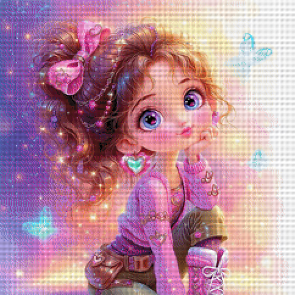 A Little Heart Full of Magic by Ari_ai - 60 x 60 - 162 Farben