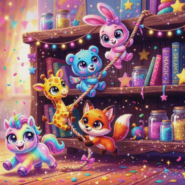 Little Magic Friends by Ari_ai 80 x 80 - 177 Farben