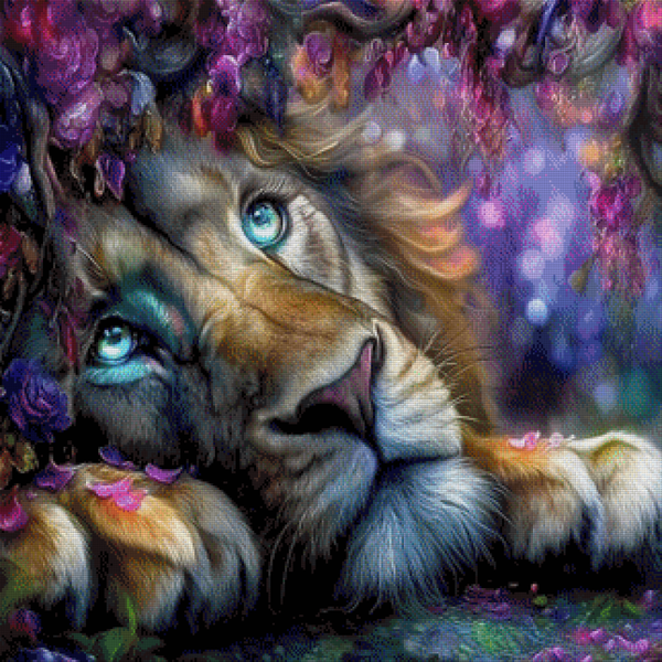 Soul of the Lion by DPK - 80 x 80 - 217 Farben