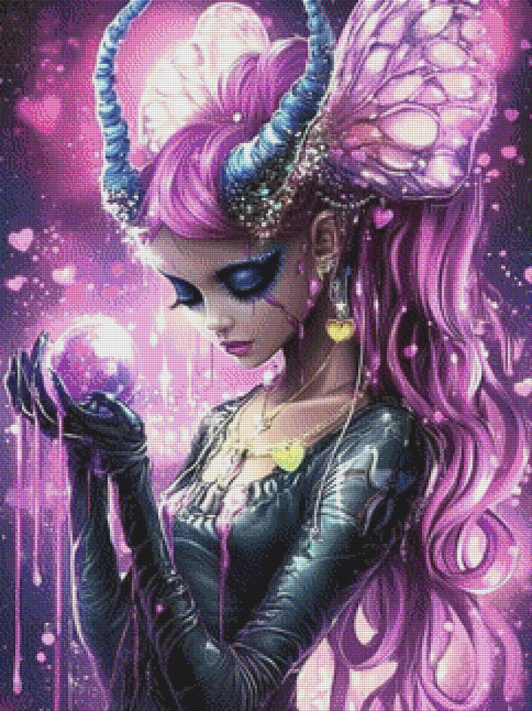 Whispers in Violet by Ari_ai - 60 x 80 - 161 Farben