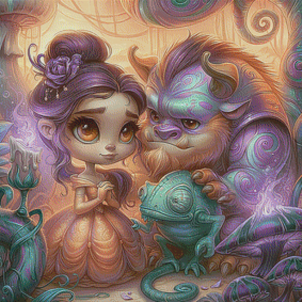 Mystic Bond by Ari_ai - 70 x 70 - 131 Farben