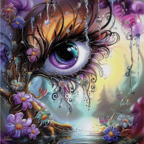 Eye of Enchantment by Ari_ai - 60 x 60 - 184 Farben