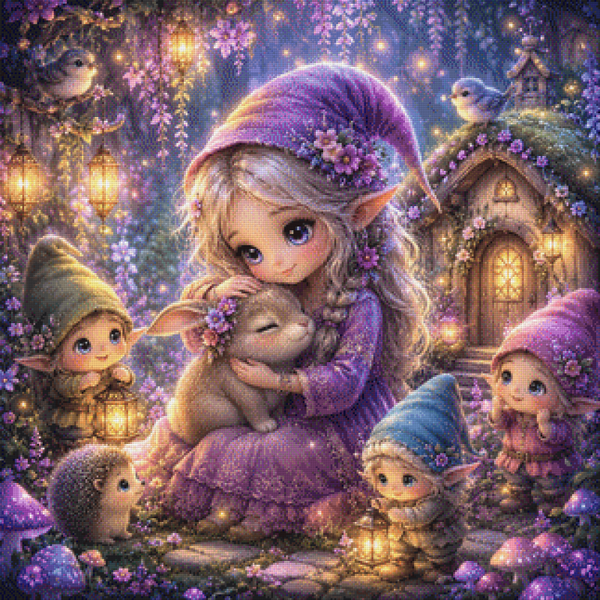 Little Forest Family by DPK - 80 x 80 - 175 Farben