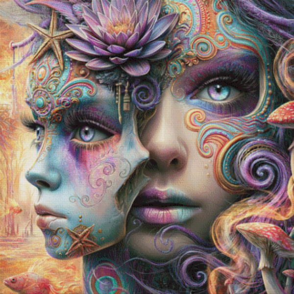 Enchanted Visage by DPK - 80 x 80 - 252 Farben