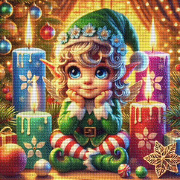 Christmas Wish Elf by DPK - 60 x 60 - 176 Farben