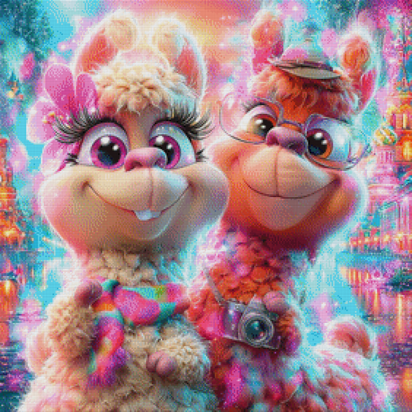 Tourist Trouble by DPK - 70 x 70 - 235 Farben
