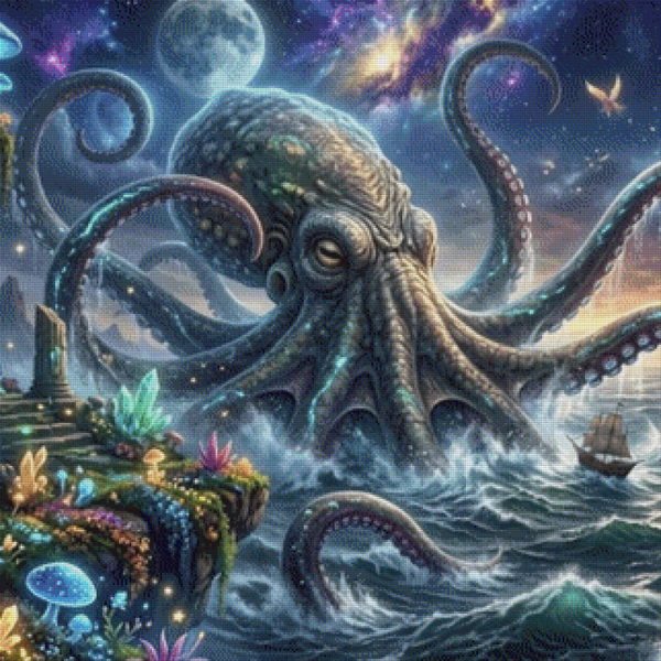 Abyssal Sovereign by Ari_ai - 80 x 80 - 156 Farben