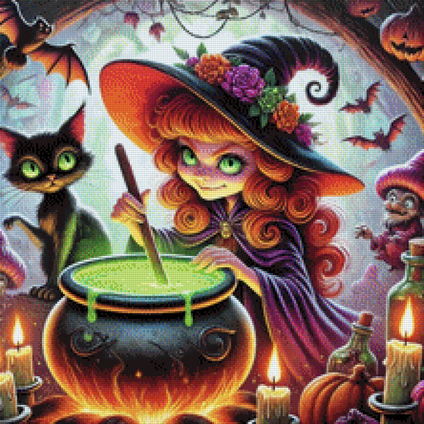 Witch´s Brew by DPK - 55 x 55  - 187 Farben