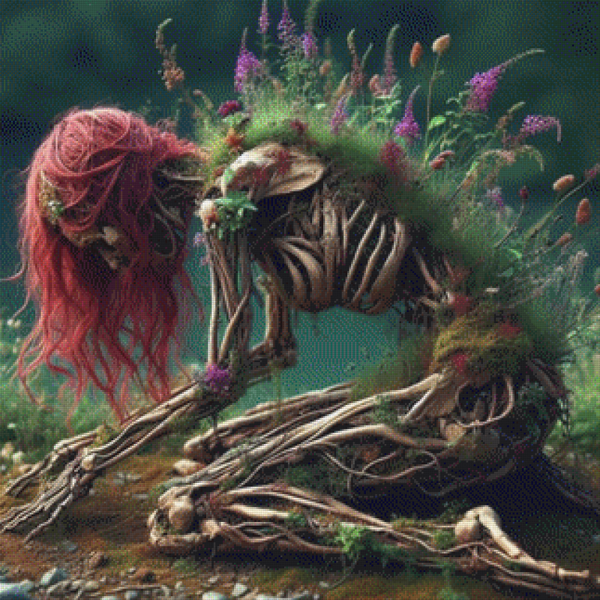 Roots of Eternity by DPK - 80 x 80 - 196 Farben