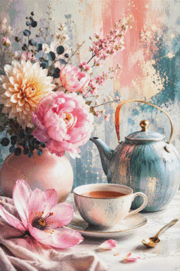 Tea Garden by DPK - 69 x 90 - 100 Farben