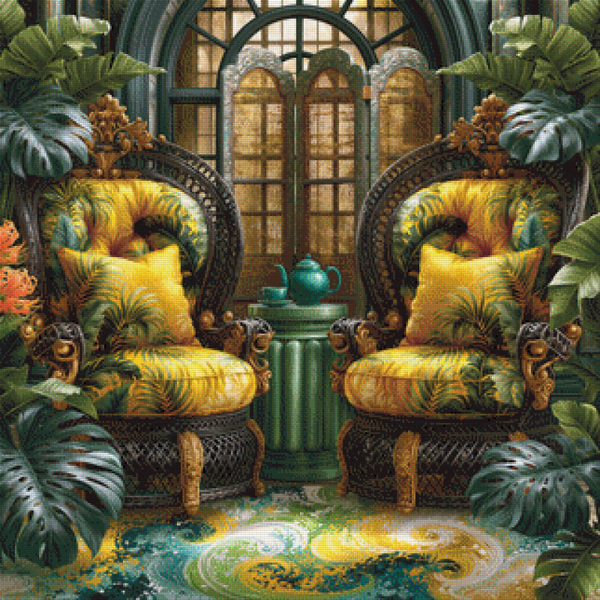 The Conservatory by Lisa Morgan Ai - 80 x 80 - 139 Farben