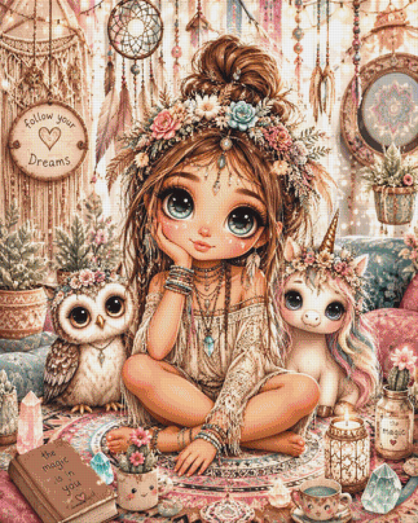 Boho Dreams by Ari_ai - 80 x 100 - 135 Farben