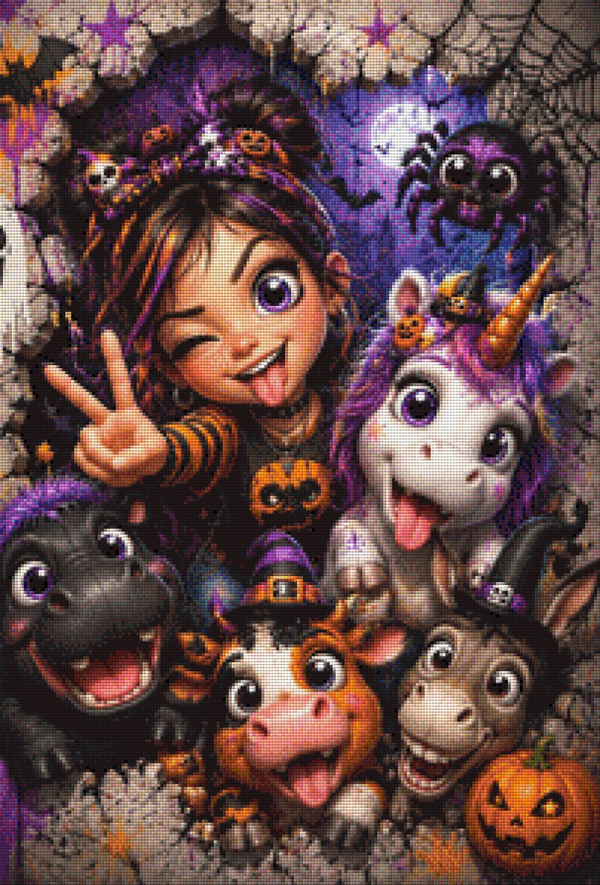 Spooky Squad by DPK 50 x 74 - 161 Farben