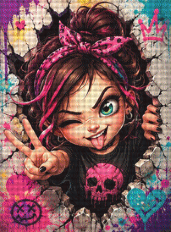 Rebel Princess by DPK 50 x 68 - 148 Farben