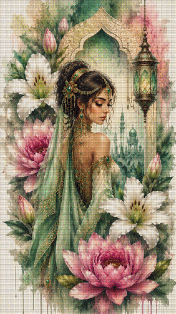 Emerald Princess by Ari_ai 70 x 124 - 226 Farben