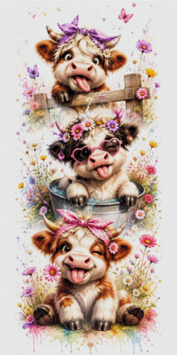The Moo - Dy Bunch by DPK - 60 x 120 - 159 Farben