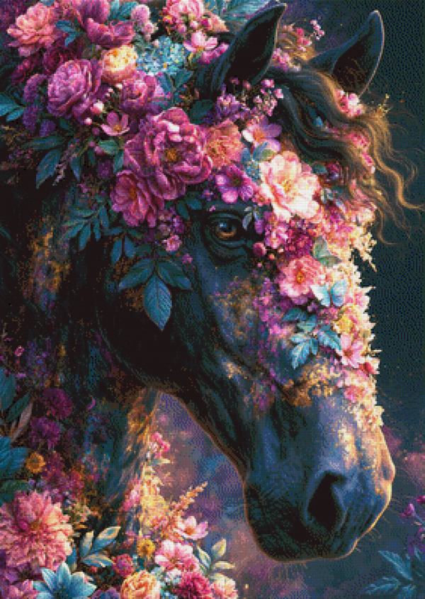 Blooming Spirit by Lisa Morgan AI - 70 x 98 - 191 Farben