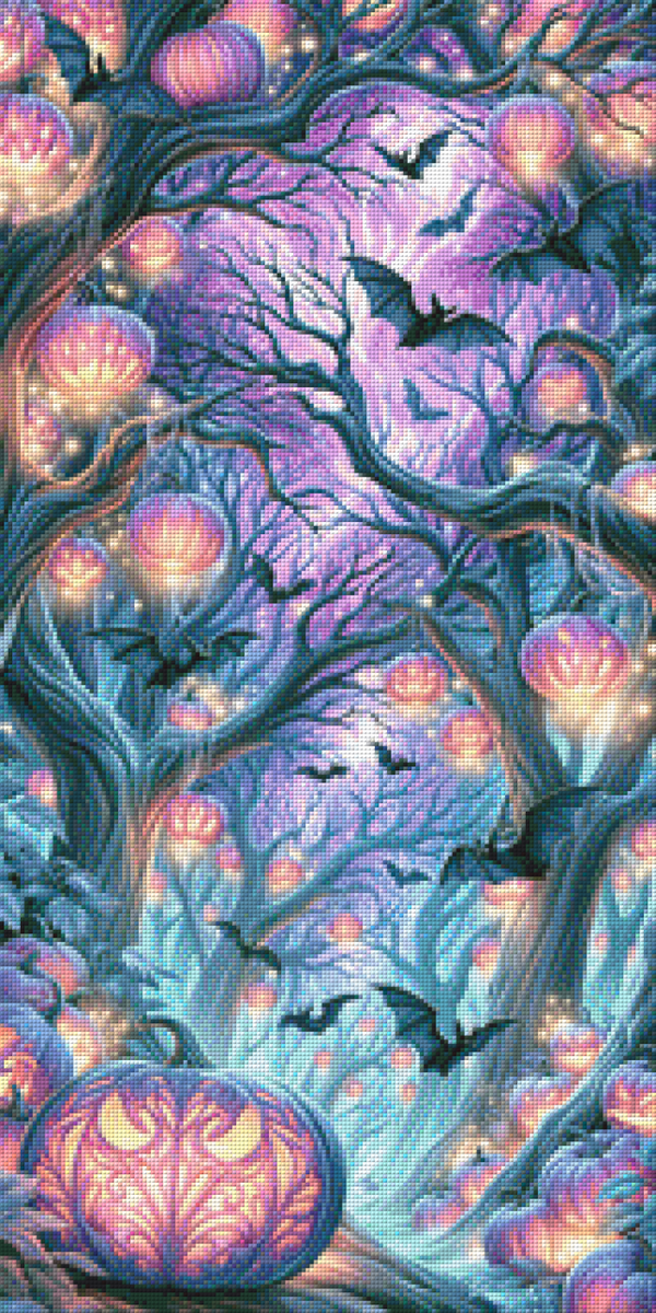 Enchanted Night by Lisa Morgan AI - 40 x 80 - 222 Farben