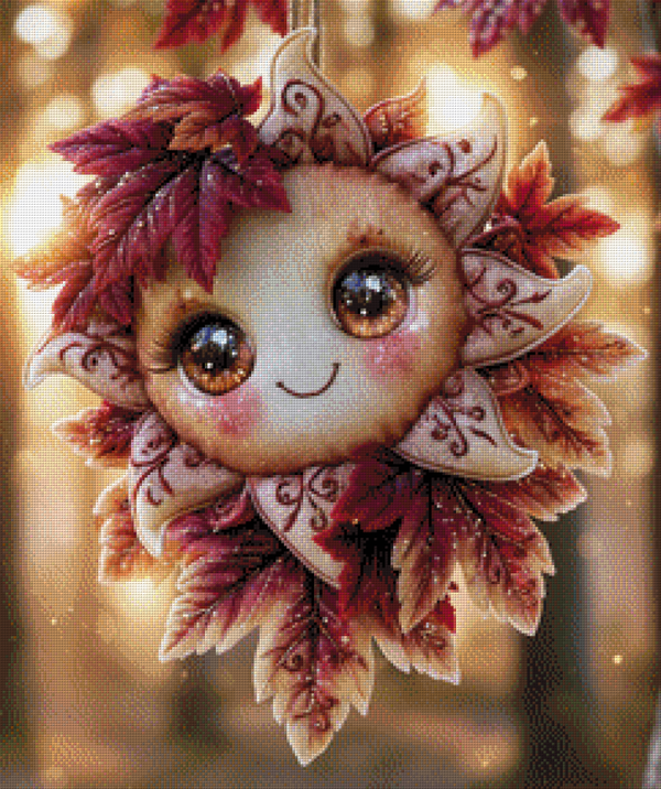 Autumn Glow by Lisa Morgan AI - 60 x 71 - 157 Farben