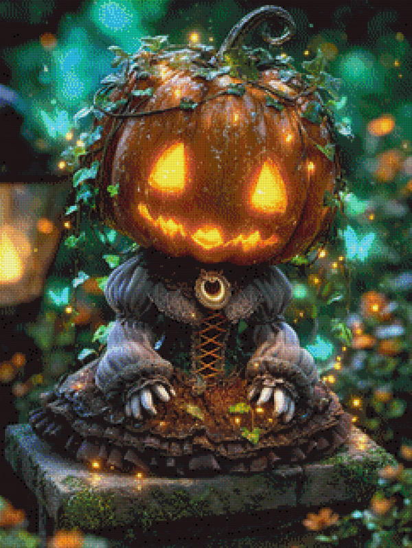 Pumpkin Queen by Lisa Morgan AI - 60 x 80 - 157 Farben