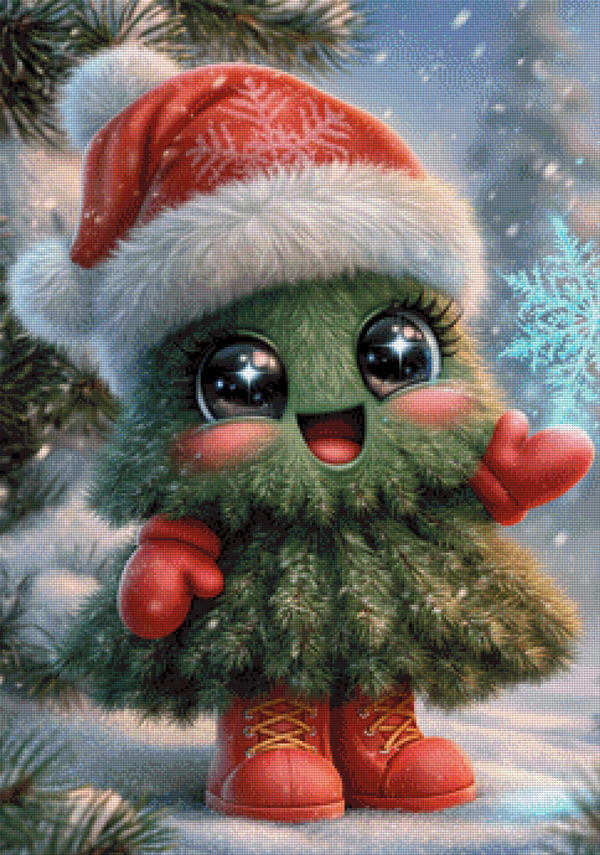 Little Christmas Tree by Lisa Morgan AI - 60 x 85 - 198 Farben