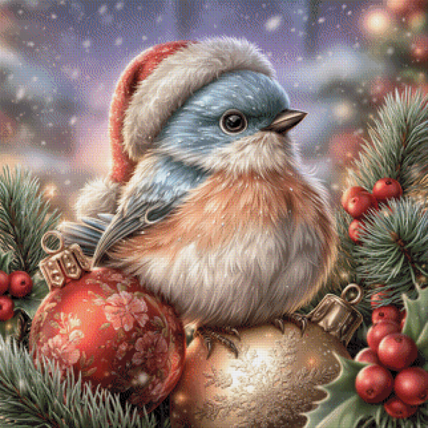 Winter Song by Lisa Morgan AI - 80 x 80 - 195 Farben