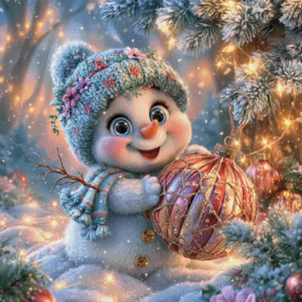 Christmas Sparkle by Lisa Morgan AI - 80 x 80 - 203 Farben