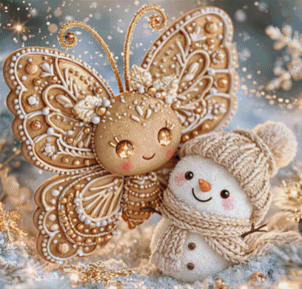 Winter Friends by Lisa Morgan AI - 75 x 72 - 161 Farben